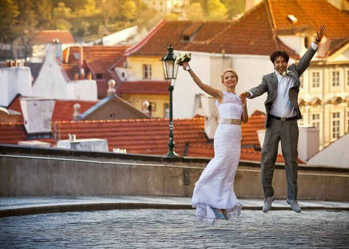 Свадебные фото в Праге!