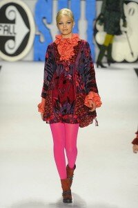 Платье из коллекции Anna Sui осень 2012