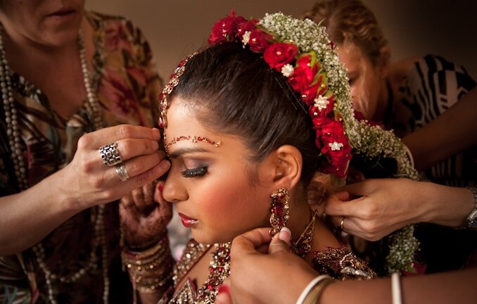 Наряд невесты в Индии