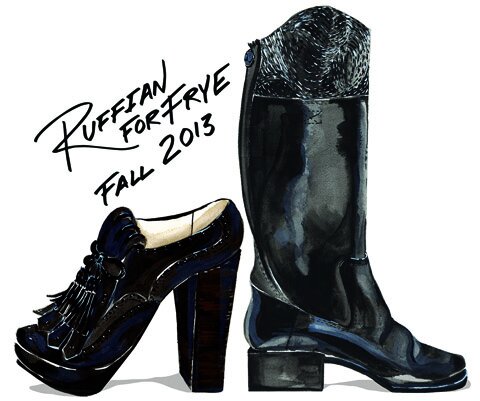 Лимитированная коллекция эксклюзивной обуви от Ruffian and Frye