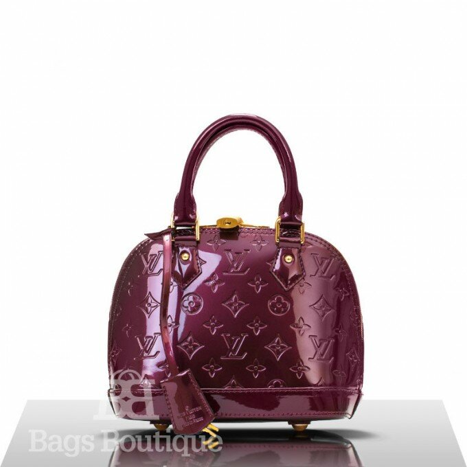 Культовая женская сумка Louis Vuitton Alma BB, Monogram Vernis