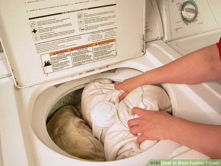 Этап 3: Поместите подушку в машинку